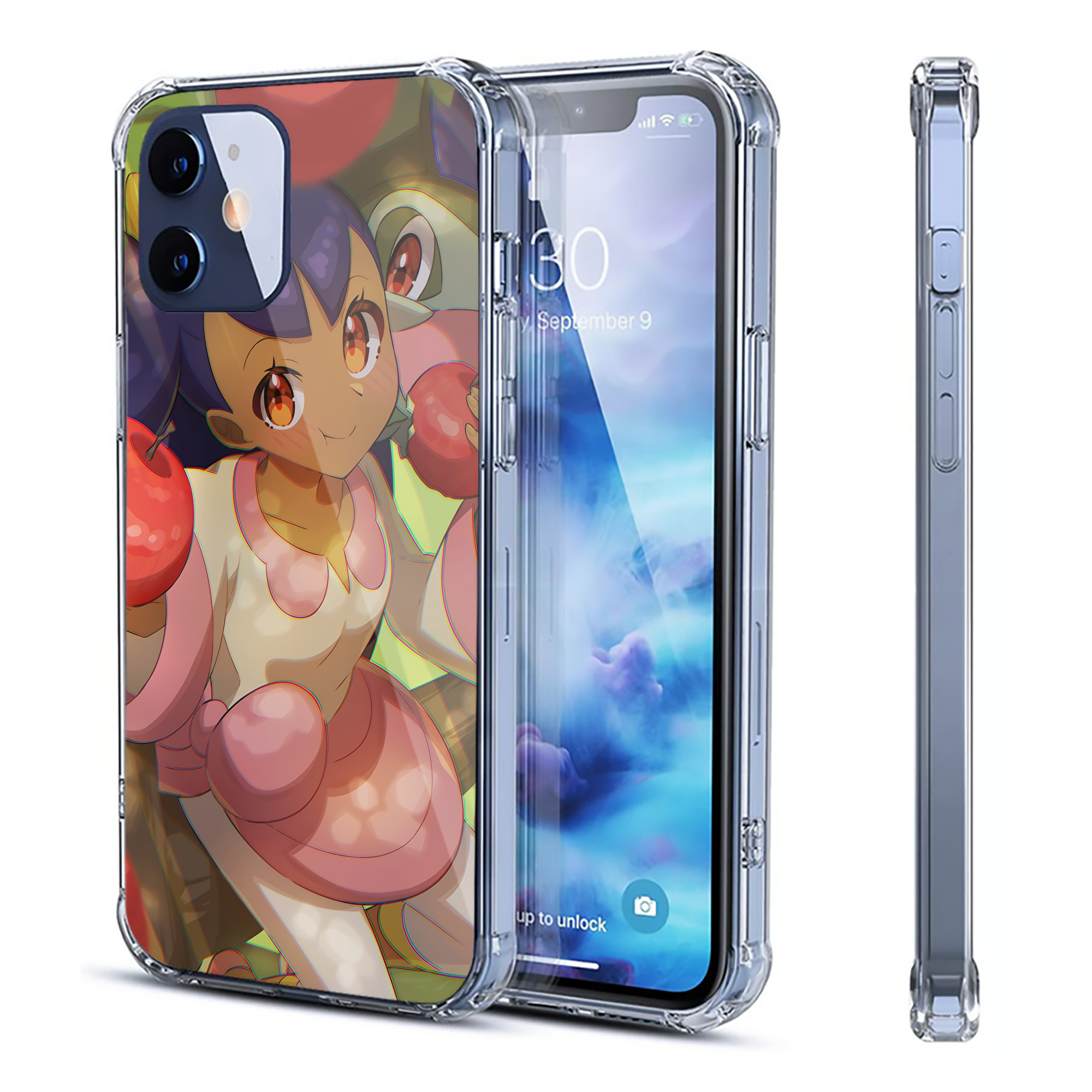 （画像用） ポケットモンスター Pokémon 【iPhone 12シリーズ対応】透明スマホケース（クリアソフトケース）